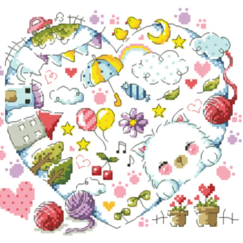 DD Mouse Avatar Counted Cross Stitch Kit, RS Cotton with Cross Stitch, SODA 3151
DD Mouse Avatar Counted Cross Stitch Kit, RS Cotton with Cross Stitch, SODA 3151