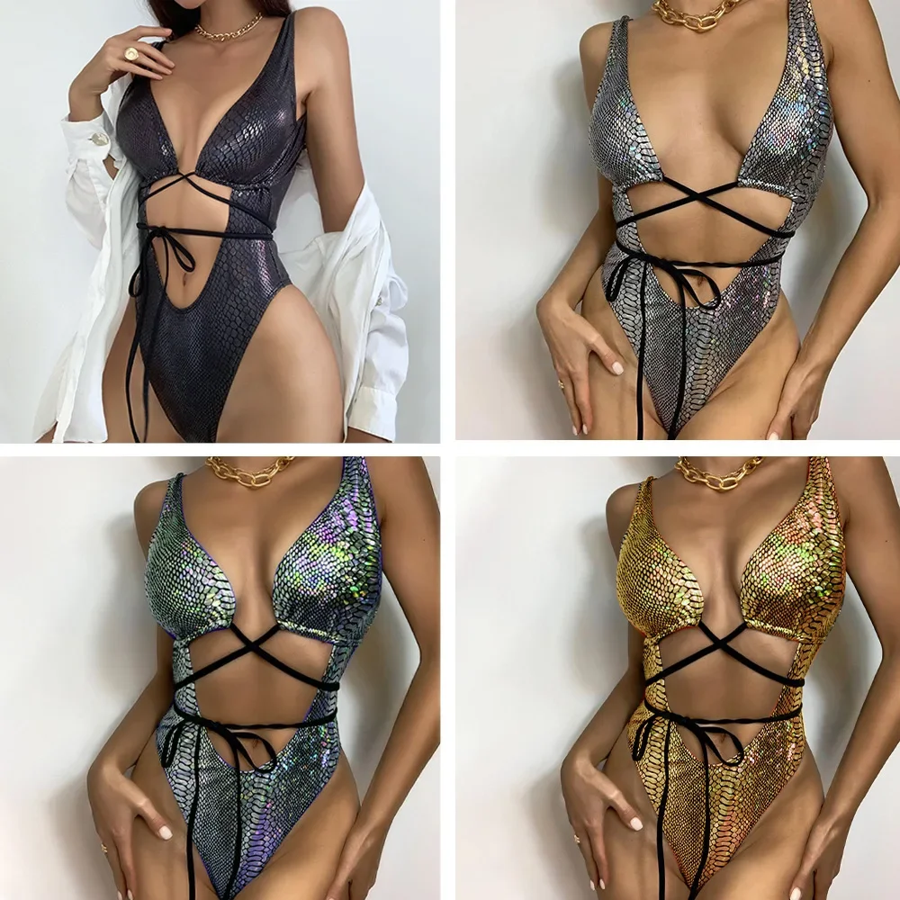 2024 New 1 Piece Swimsuit Women's Backless Sleeveless European and American Lace-Up Swimwear Swimwear Women Clothing Sexy Bikini
2024 New 1 Piece Swimsuit Women's Backless Sleeveless European and American Lace-Up Swimwear Swimwear Women Clothing Sexy Bikini