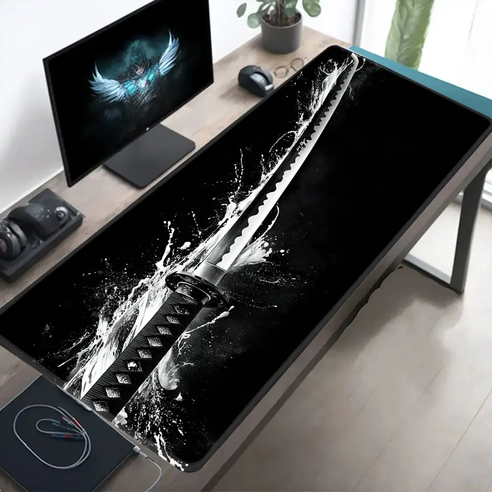 Game Mouse Pad Large Desktop Pad Samurai Sword and Water Splashes Design for Computer Users Office Workers and Gamer Office Use
Game Mouse Pad Large Desktop Pad Samurai Sword and Water Splashes Design for Computer Users Office Workers and Gamer Office Use