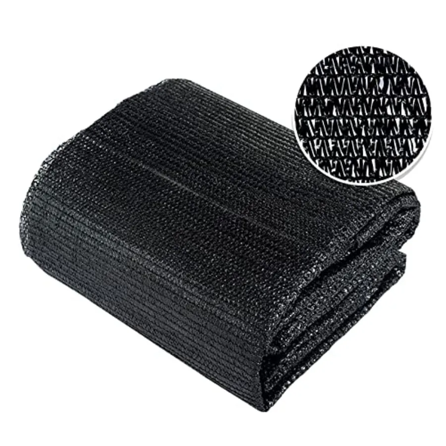 80% Sunblock Shade Cloth 12x20ft, Black
80% Sunblock Shade Cloth 12x20ft, Black