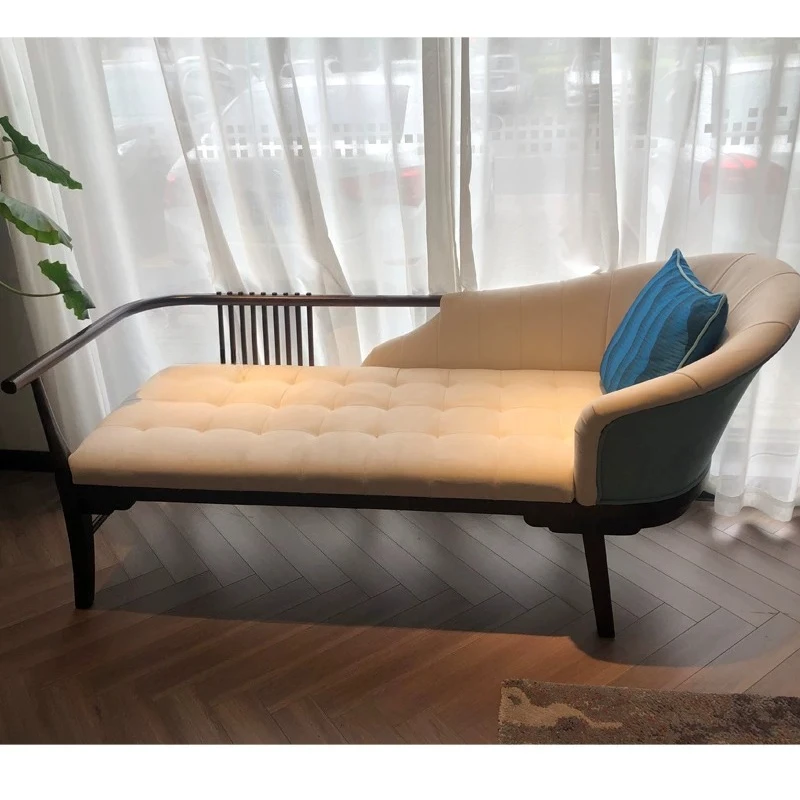 LTT new Chinese solid wood chaise longue modern simple bedroom bedside stool living room sofa stool
LTT new Chinese solid wood chaise longue modern simple bedroom bedside stool living room sofa stool