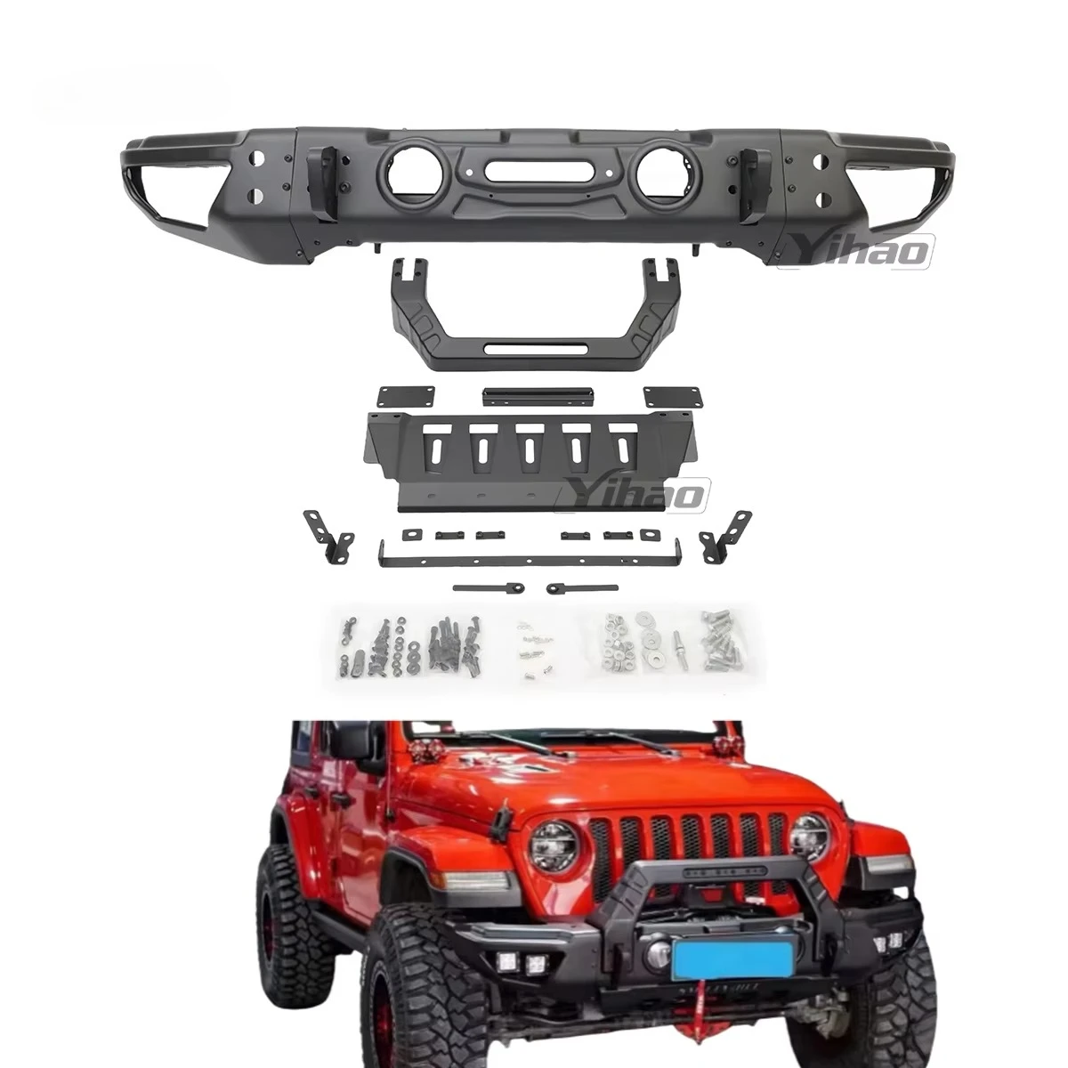 Car Front Bumper for Jeep Wrangler JK 2007 Car Modification Parts Auto Bumper for Stryker Wrangler JK Accessoriescustom
Car Front Bumper for Jeep Wrangler JK 2007 Car Modification Parts Auto Bumper for Stryker Wrangler JK Accessoriescustom