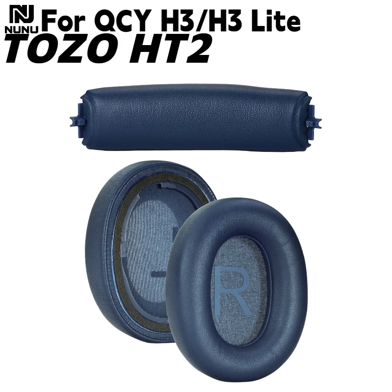 Original Replacement Repair Parts Hinge Swivel Ear Pads Headband Cushion Compatible with QCY H3 /H3 Lite Headphones Original Replacement Repair Parts Hinge Swivel Ear Pads Headband Cushion Compatible with QCY H3 /H3 Lite Headphones