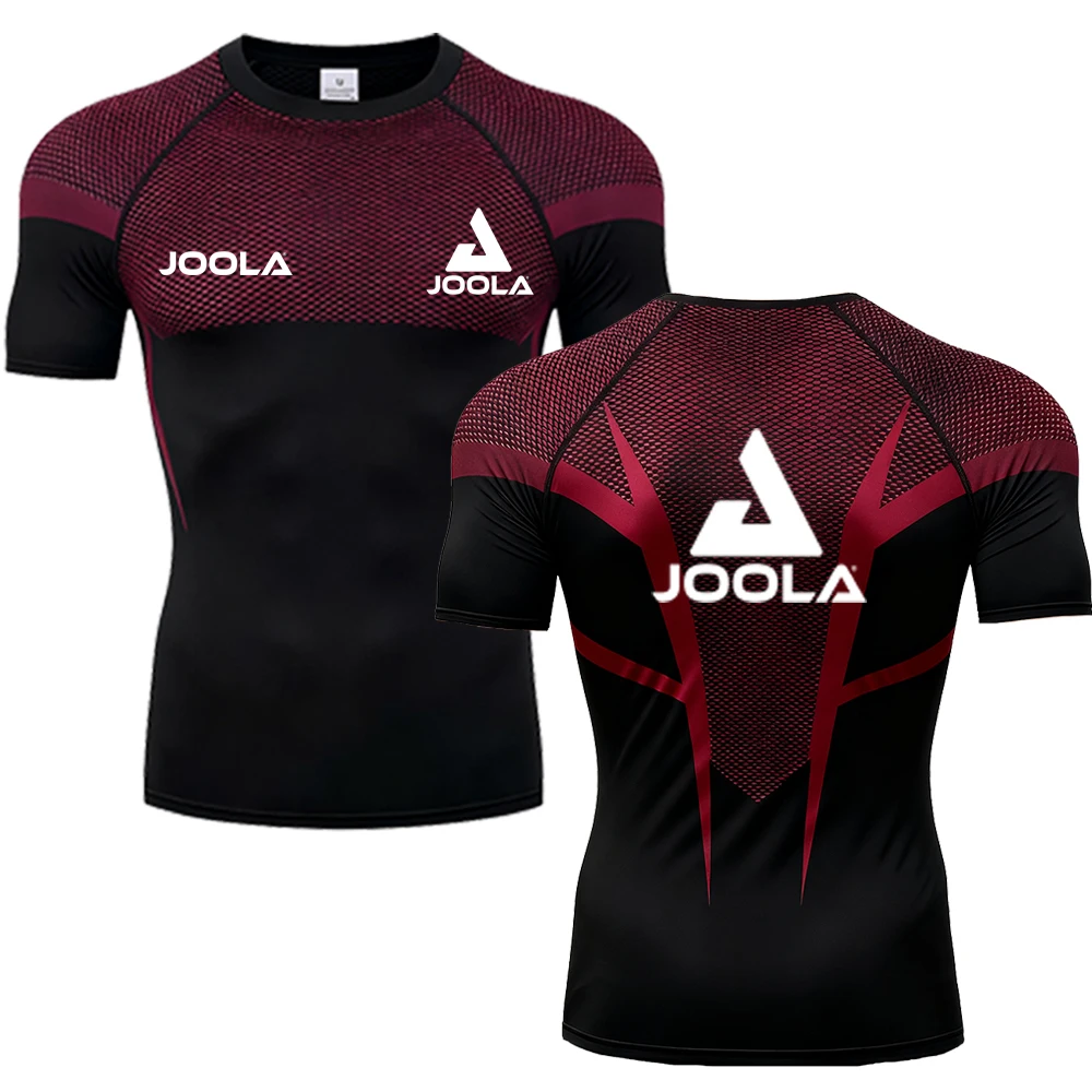 JOOLA Summer Men's Short sleeved Fitness Shirt Quick drying Tight Sports Top Breathable Fitness Running Training T-shirt
JOOLA Summer Men's Short sleeved Fitness Shirt Quick drying Tight Sports Top Breathable Fitness Running Training T-shirt