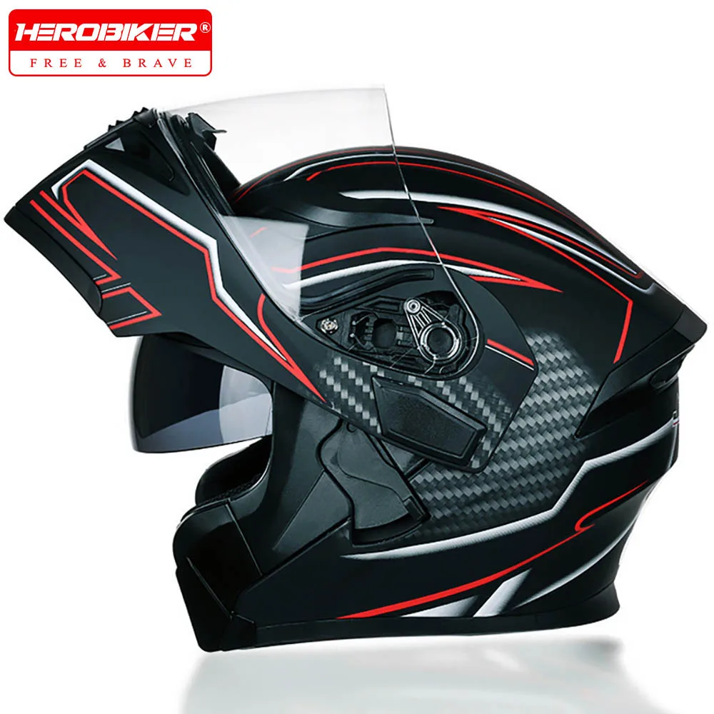 Motorbike Helmet Casco Moto NEW Helmet Flip Up Visor Dual Lens Cool Motorcycle Helmet Full Face Casco Black Modular Helmet
Motorbike Helmet Casco Moto NEW Helmet Flip Up Visor Dual Lens Cool Motorcycle Helmet Full Face Casco Black Modular Helmet