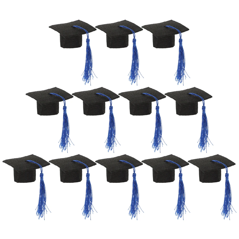 12 Pcs Mini Graduation Cap Bottle Cover Doctor Hat Decoration Blue Tassel Bottle Caps Non Woven Fabric Party Photo
12 Pcs Mini Graduation Cap Bottle Cover Doctor Hat Decoration Blue Tassel Bottle Caps Non Woven Fabric Party Photo