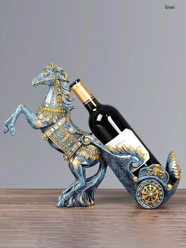 European-Style Horse Wine Rack Decoration Creative Personalized Wine Cabinet Home Crafts Decorations
European-Style Horse Wine Rack Decoration Creative Personalized Wine Cabinet Home Crafts Decorations