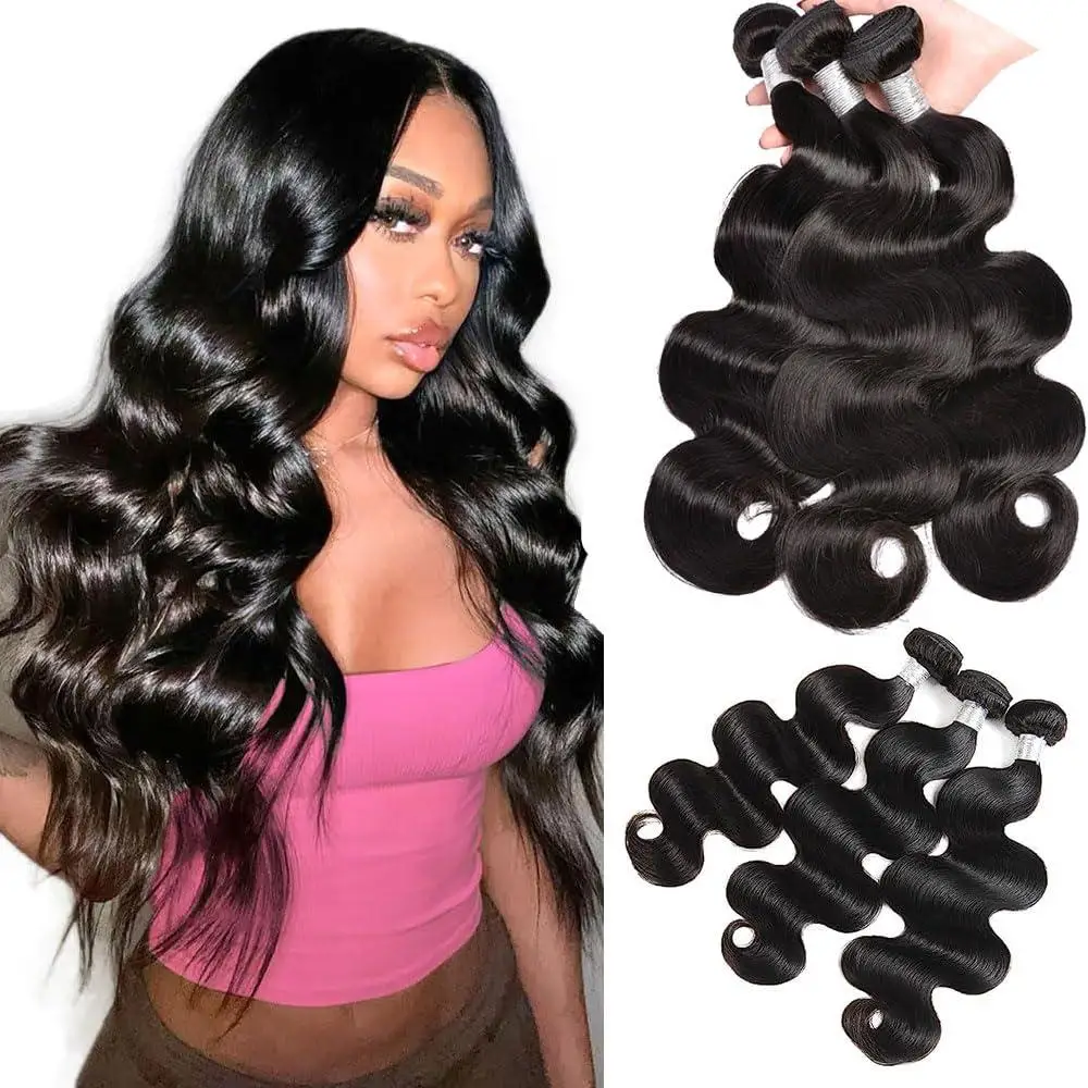 Body Wave 12A Brazilian Virgin Human Hair Weave Bundles 100% Unprocessed Natural Black 1/3/4 PCS Bundles Human Hair Weave
Body Wave 12A Brazilian Virgin Human Hair Weave Bundles 100% Unprocessed Natural Black 1/3/4 PCS Bundles Human Hair Weave