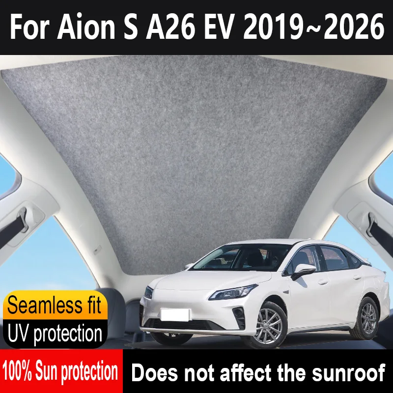 Car Panoramic Sunroof Insulation Roof Visor For Aion S A26 EV 2019~2026 25 Anti-UV Electrostatic Adsorption Sky Curtain Sunshade
Car Panoramic Sunroof Insulation Roof Visor For Aion S A26 EV 2019~2026 25 Anti-UV Electrostatic Adsorption Sky Curtain Sunshade