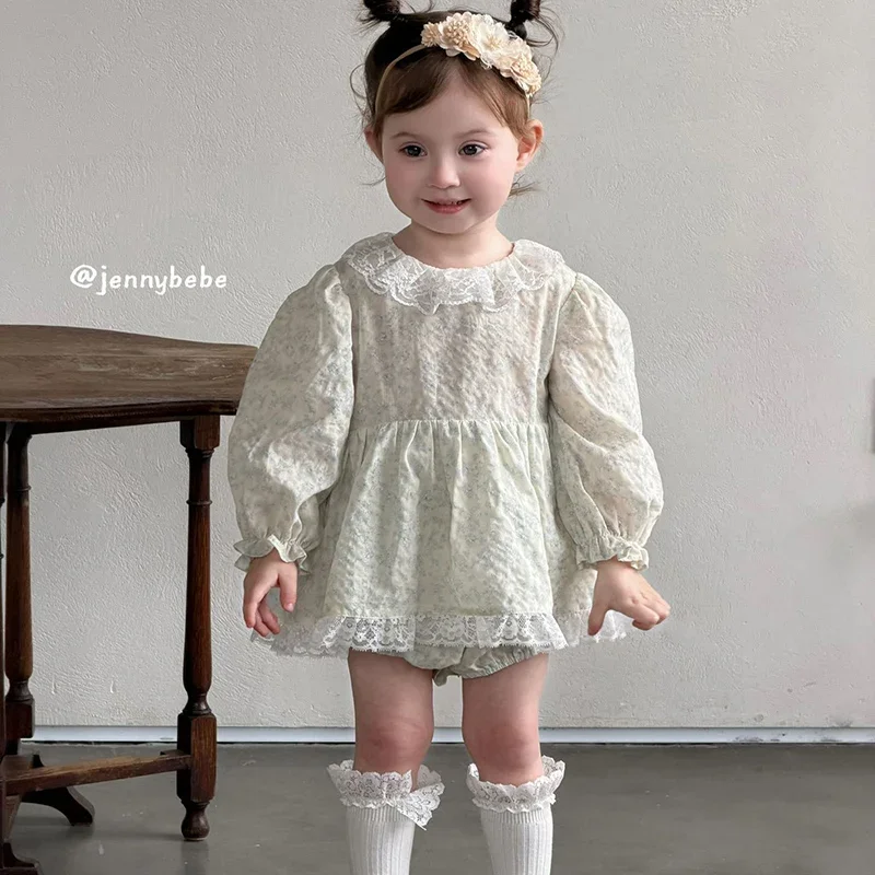 2026 New Spring Infant Baby Girl Bodysuits Long Sleeved Cotton Printed Splicing Newborn Baby Jumpsuit 0-24M Baby Girl Clothing
2026 New Spring Infant Baby Girl Bodysuits Long Sleeved Cotton Printed Splicing Newborn Baby Jumpsuit 0-24M Baby Girl Clothing