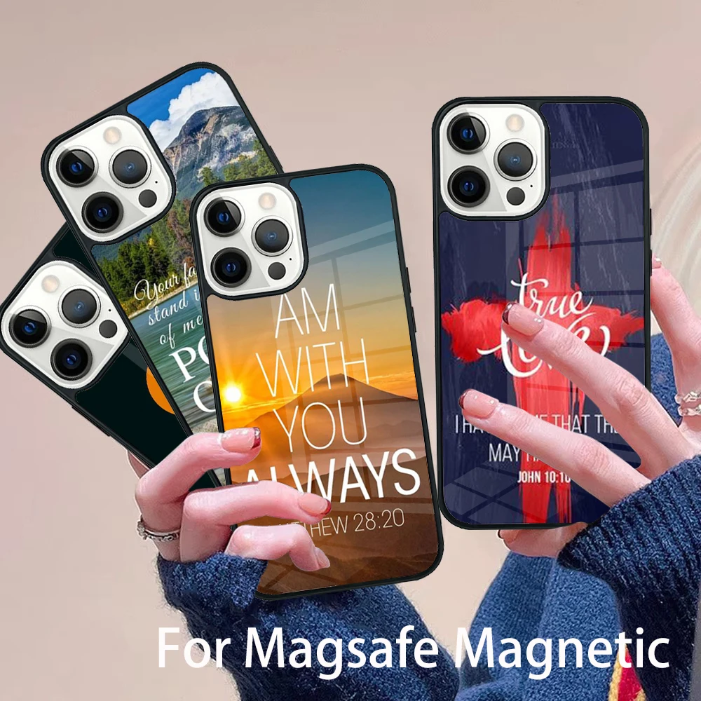Bible Jesus Christ Phone Case Magesafe Magnetic Wireless Charge Cover For IPhone 16 11 12 13 14 15 Pro Max Plus Mini
Bible Jesus Christ Phone Case Magesafe Magnetic Wireless Charge Cover For IPhone 16 11 12 13 14 15 Pro Max Plus Mini