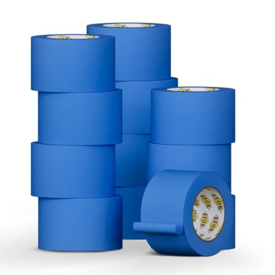 2 Pack Blue Painters Tape 3 Inch Wide Bulk - Paint Tape 3 Inch x 55 Yards - Painter's Tape Blue Masking Tape for Walls Painting
2 Pack Blue Painters Tape 3 Inch Wide Bulk - Paint Tape 3 Inch x 55 Yards - Painter's Tape Blue Masking Tape for Walls Painting