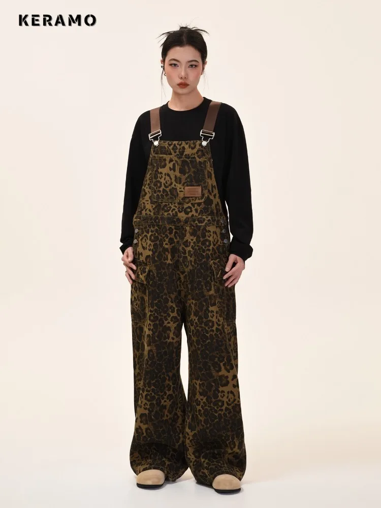 20243 Summer Trashy Style Casual Pockets Sleeveless Jumpsuits Vintage Loose Leopard Print Trousers Women Y2K Denim Rompers
20243 Summer Trashy Style Casual Pockets Sleeveless Jumpsuits Vintage Loose Leopard Print Trousers Women Y2K Denim Rompers