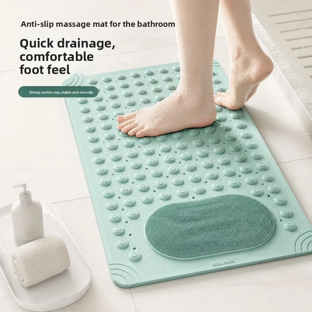 Non-Slip Bathroom Mat Children's Foot Pad Waterproof Massage Drainage Household Rubber Bathroom Modern Rectangular PVC Striped
Non-Slip Bathroom Mat Children's Foot Pad Waterproof Massage Drainage Household Rubber Bathroom Modern Rectangular PVC Striped