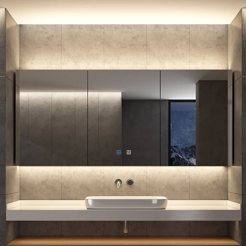 Mirror Wall Bathroom Cabinet Organizer Storage Space Saver Partitions Cupboard Disinfecting Luxury Archivadores Room Furniture
Mirror Wall Bathroom Cabinet Organizer Storage Space Saver Partitions Cupboard Disinfecting Luxury Archivadores Room Furniture