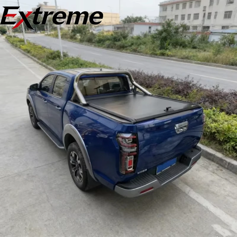 Double Cab Waterproof Locking Aluminum Alloy Manual Pickup Truck Bed Tonneau Cover for Great Wall POER
Double Cab Waterproof Locking Aluminum Alloy Manual Pickup Truck Bed Tonneau Cover for Great Wall POER