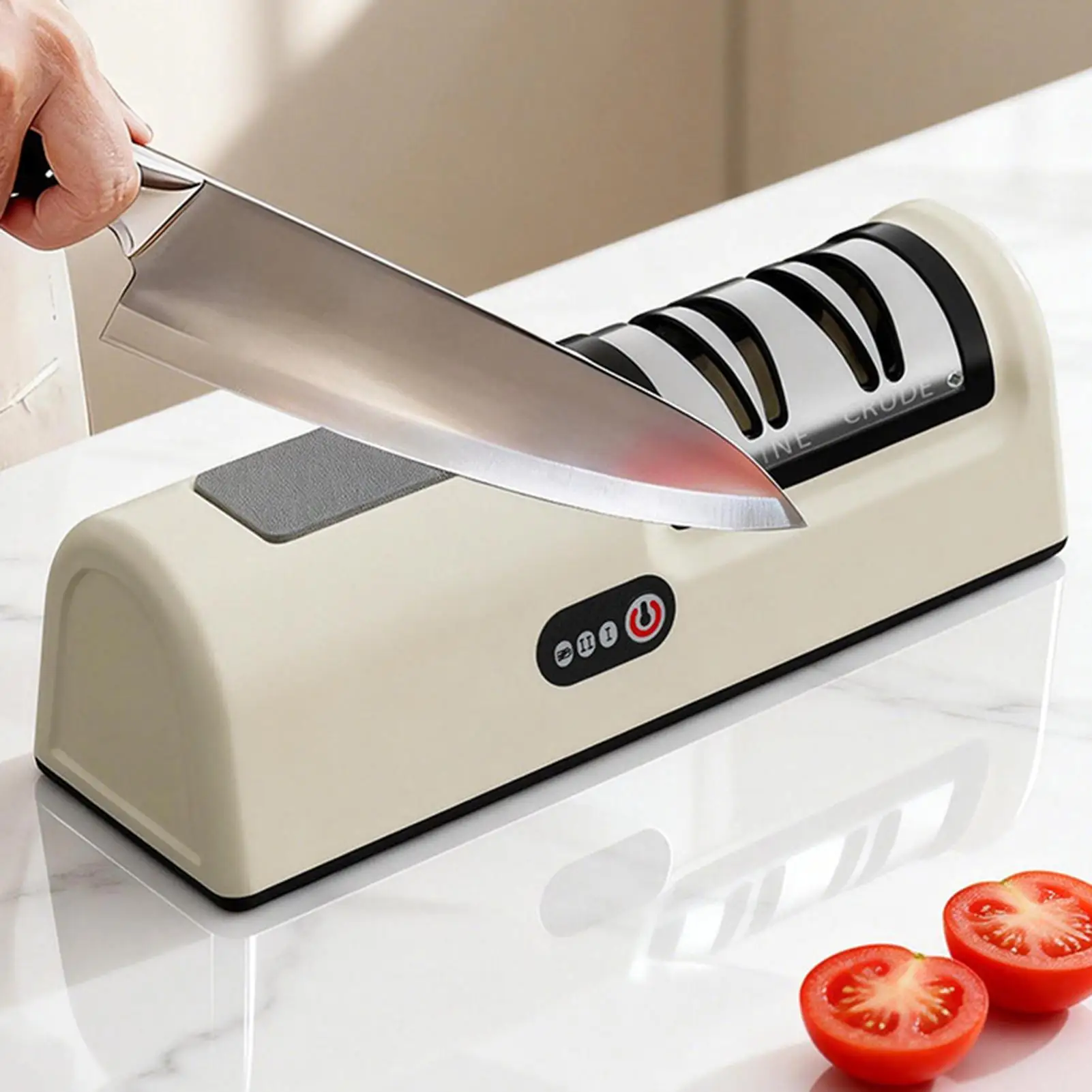 Tool Sharpener Multifunctional Automatic Electric Sharpening Tool Kitchen Cutter For Home Dormitory Hotel Restaurant Apartment
Tool Sharpener Multifunctional Automatic Electric Sharpening Tool Kitchen Cutter For Home Dormitory Hotel Restaurant Apartment