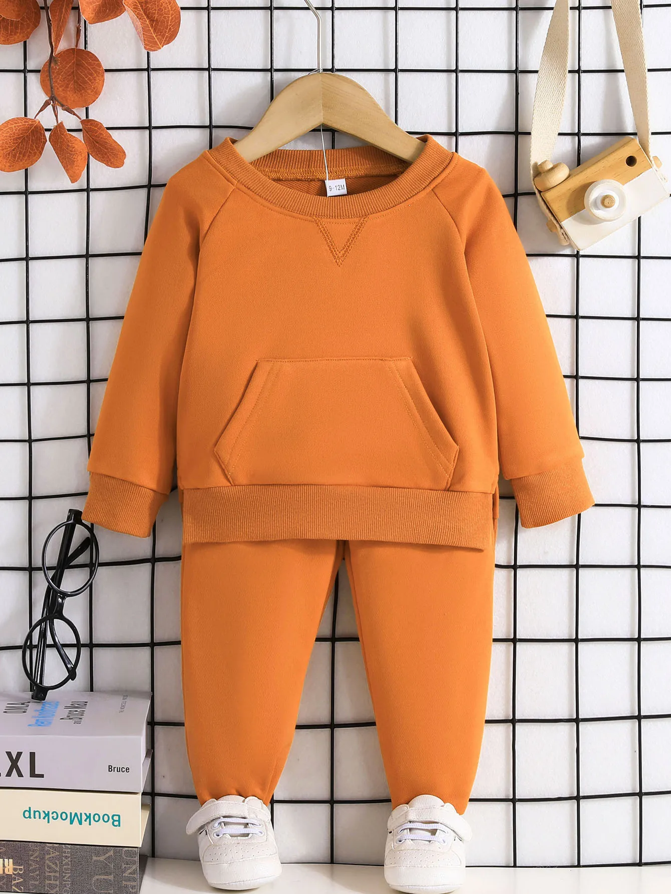 2024 New Clothing Set Girls Long Sleeve O Neck Pockets Brown Trousers Cute 2 Pcs Sets Casual Girls Clothes Sets 0-2
2024 New Clothing Set Girls Long Sleeve O Neck Pockets Brown Trousers Cute 2 Pcs Sets Casual Girls Clothes Sets 0-2