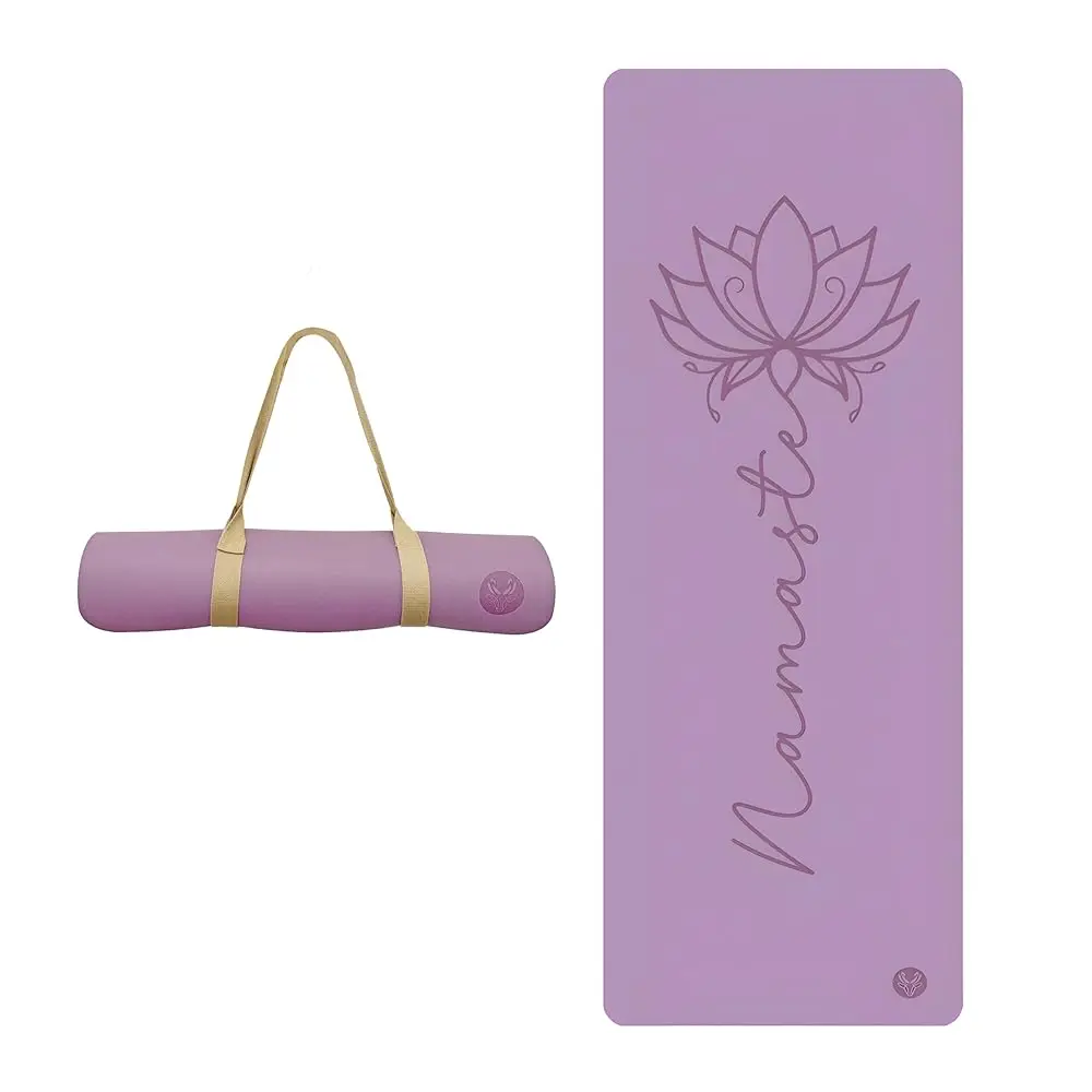 Yoga Mat Thi 4.5Mm, Natural Rubber And Pu Non Slip Yoga Mats With Strap Women, For Yoga, Professional Pilates, Home Workout,
Yoga Mat Thi 4.5Mm, Natural Rubber And Pu Non Slip Yoga Mats With Strap Women, For Yoga, Professional Pilates, Home Workout,