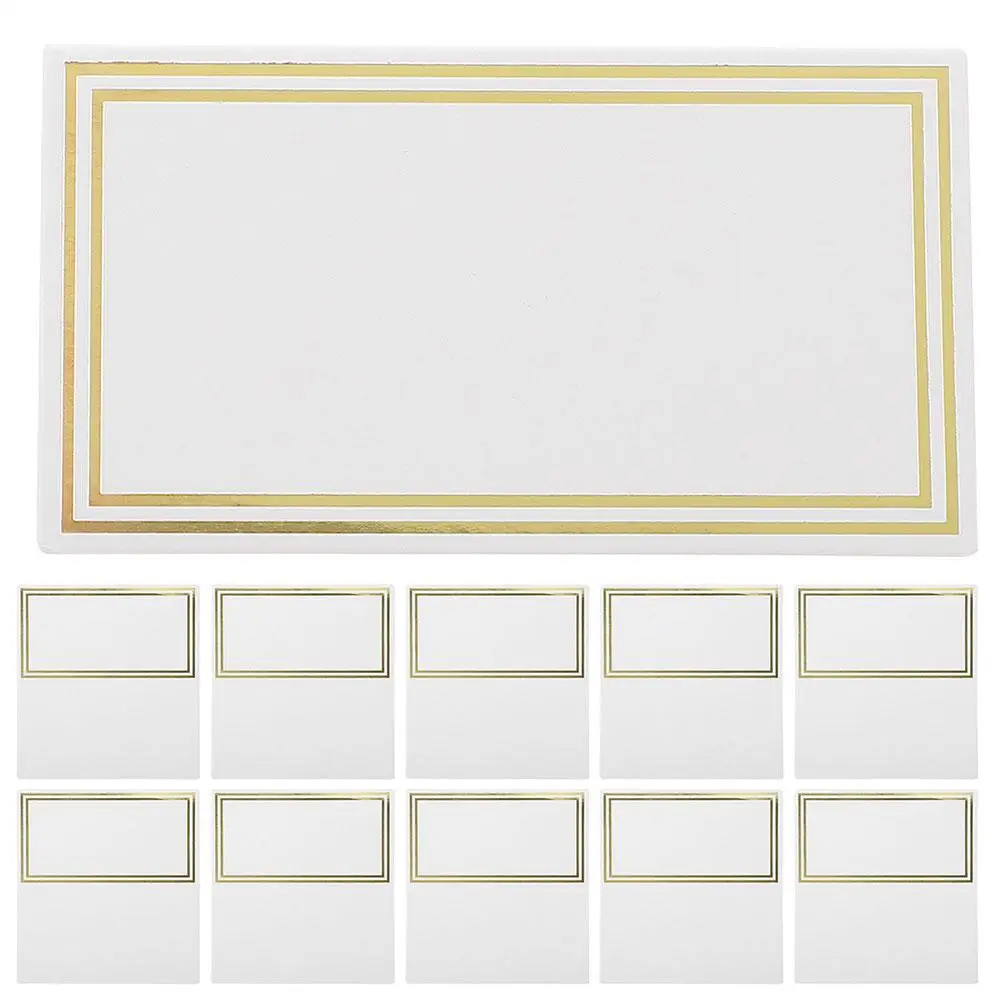 80Pcs Hot Stamping Place Cards Wedding Table Name Tent Folding Cards Seat Card Paper Banquet Party Stable Material
80Pcs Hot Stamping Place Cards Wedding Table Name Tent Folding Cards Seat Card Paper Banquet Party Stable Material