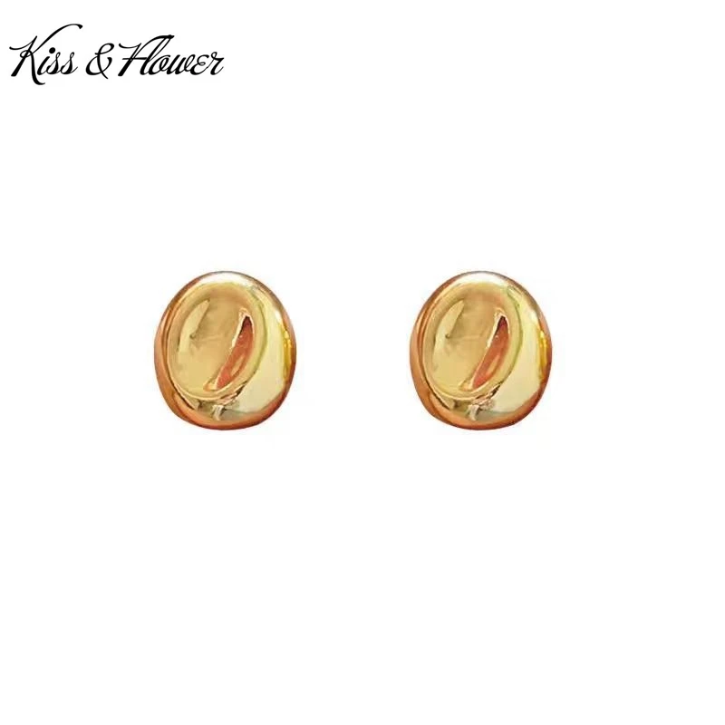 KISS&FLOWER Gold Bean Stud Earrings For Women Female Wedding Party Birthday Christmas Bride Mother Girlfriend Ladies Gifts ER476
KISS&FLOWER Gold Bean Stud Earrings For Women Female Wedding Party Birthday Christmas Bride Mother Girlfriend Ladies Gifts ER476