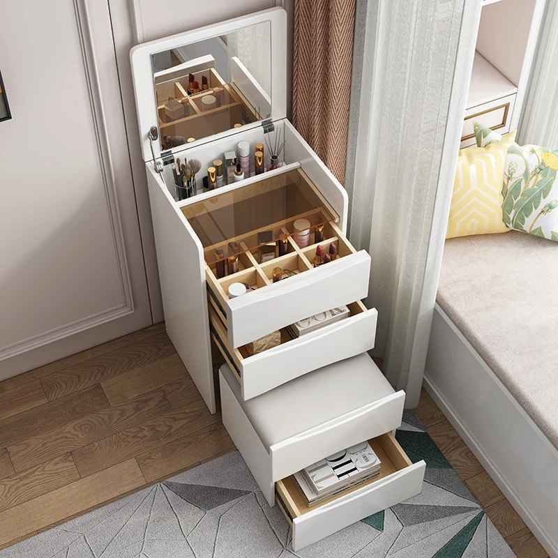 Зеркало для хранения туалетный столик для спальни современный ящик для макияжа туалетный столик Роскошная Скандинавская мебель для макияжа 
Зеркало для хранения туалетный столик для спальни современный ящик для макияжа туалетный столик Роскошная Скандинавская мебель для макияжа