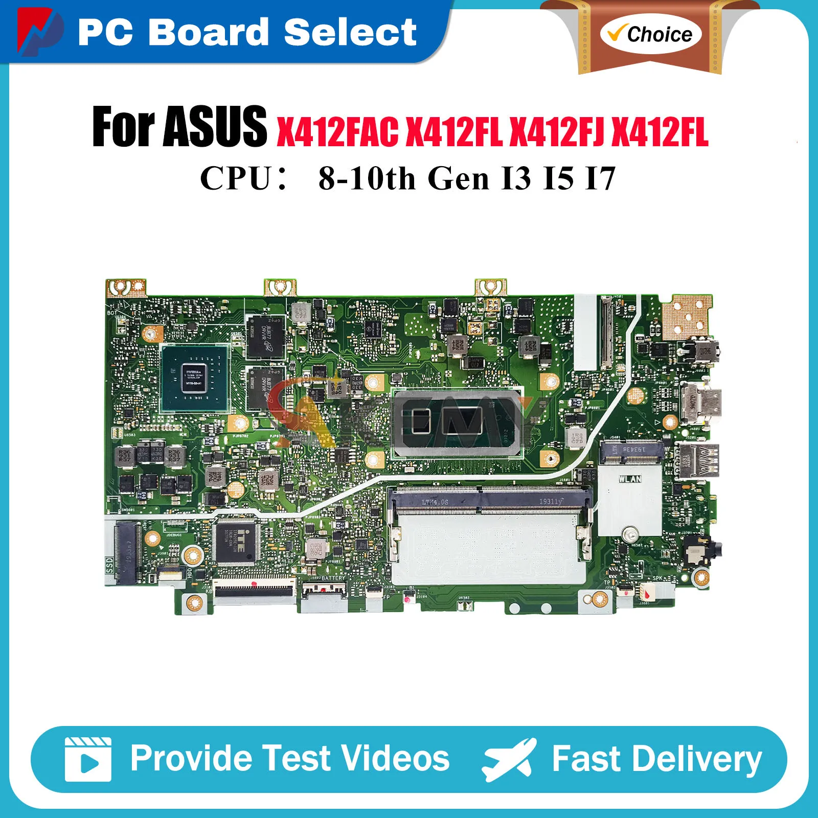 X412FL Материнская плата для ноутбука ASUS X412FJC R424F V4000F X412FLG X412FLC Y4200U X412F V4000U X412FAC с процессором I3 I5 I7
X412FL Материнская плата для ноутбука ASUS X412FJC R424F V4000F X412FLG X412FLC Y4200U X412F V4000U X412FAC с процессором I3 I5 I7