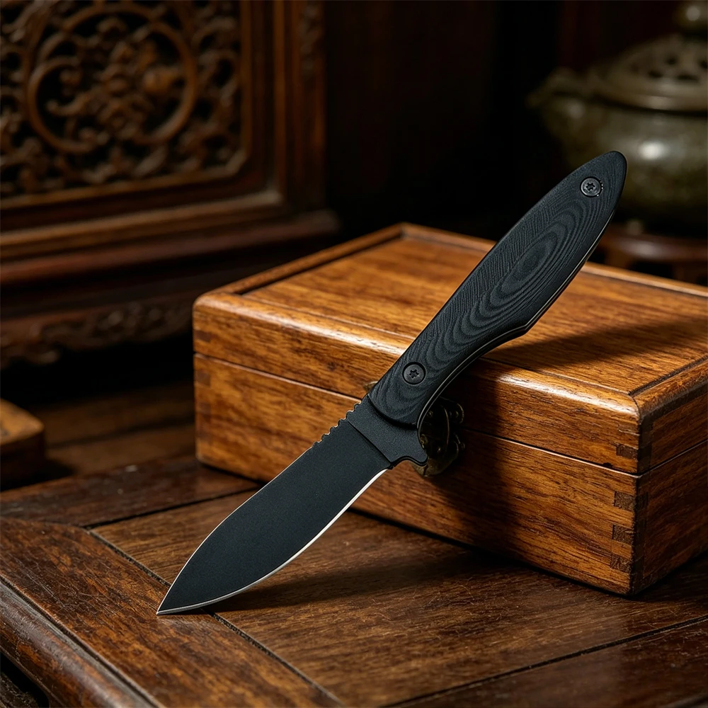HOT SALE Fixed Blade Knife 8Cr13Mov Steel Survival Knife with Black G10 Handle, Outdoor EDC Camping Hunting Utility Tool for Men
HOT SALE Fixed Blade Knife 8Cr13Mov Steel Survival Knife with Black G10 Handle, Outdoor EDC Camping Hunting Utility Tool for Men