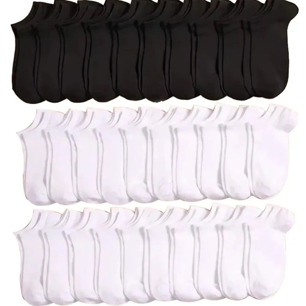 Unisex Casual Plain Color Boat Socks Thin Breathable Comfy Anti Odor Sweat-absorbing Ankle Socks For Men Women black,white,gray
Unisex Casual Plain Color Boat Socks Thin Breathable Comfy Anti Odor Sweat-absorbing Ankle Socks For Men Women black,white,gray