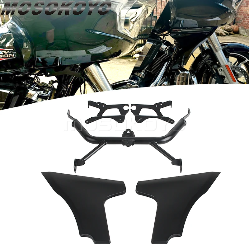 Motorcycle Plastic Side Headlight Fairing Cover Panel Bracket Kit For Harley FLTRXSE CVO Road Glide 121 Road Glide ST FLTRXSTSE
Motorcycle Plastic Side Headlight Fairing Cover Panel Bracket Kit For Harley FLTRXSE CVO Road Glide 121 Road Glide ST FLTRXSTSE