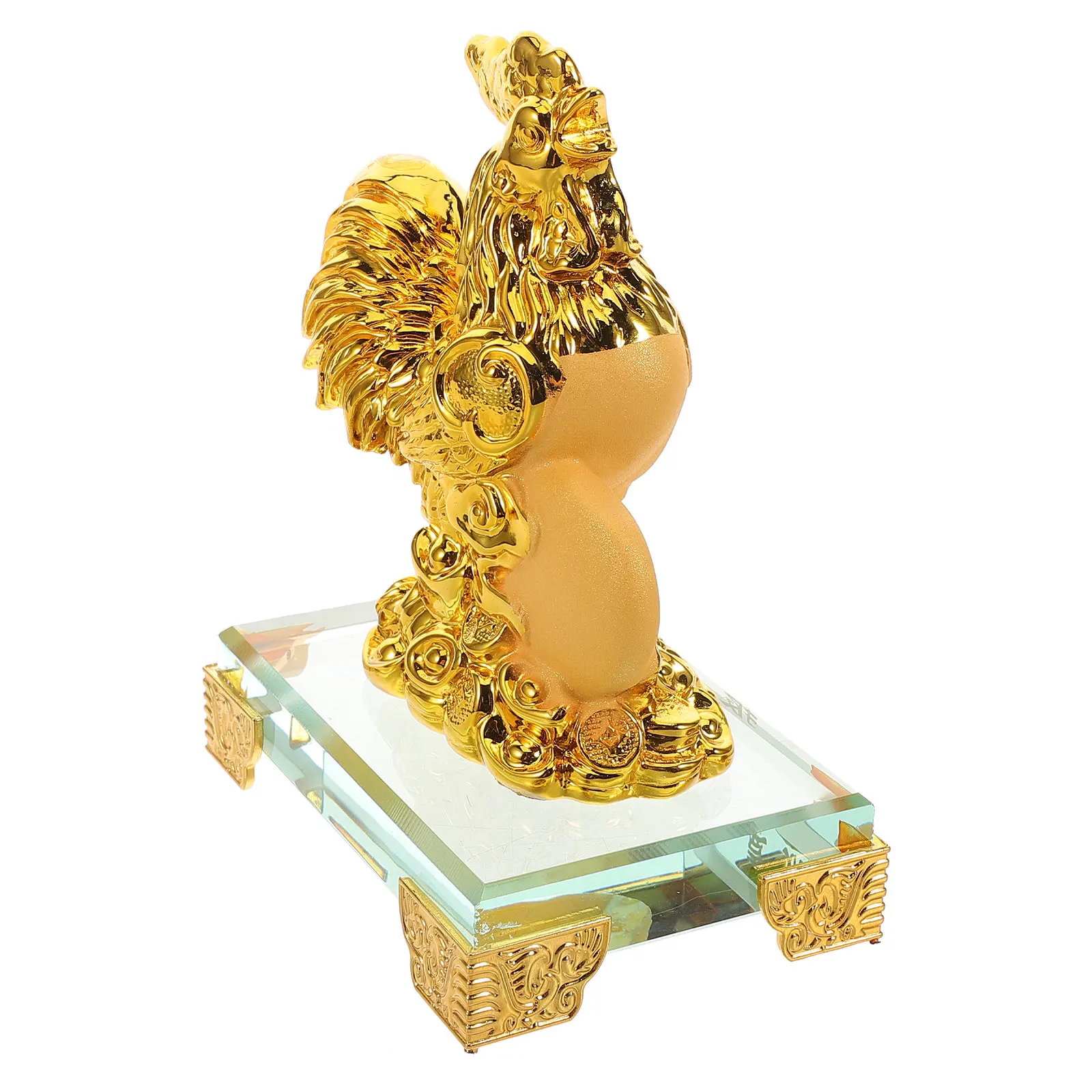Resin Chicken Sculpture Chinese Zodiac Rooster Desktop Office Car Decoration Feng Shui Ornament New Year
Resin Chicken Sculpture Chinese Zodiac Rooster Desktop Office Car Decoration Feng Shui Ornament New Year