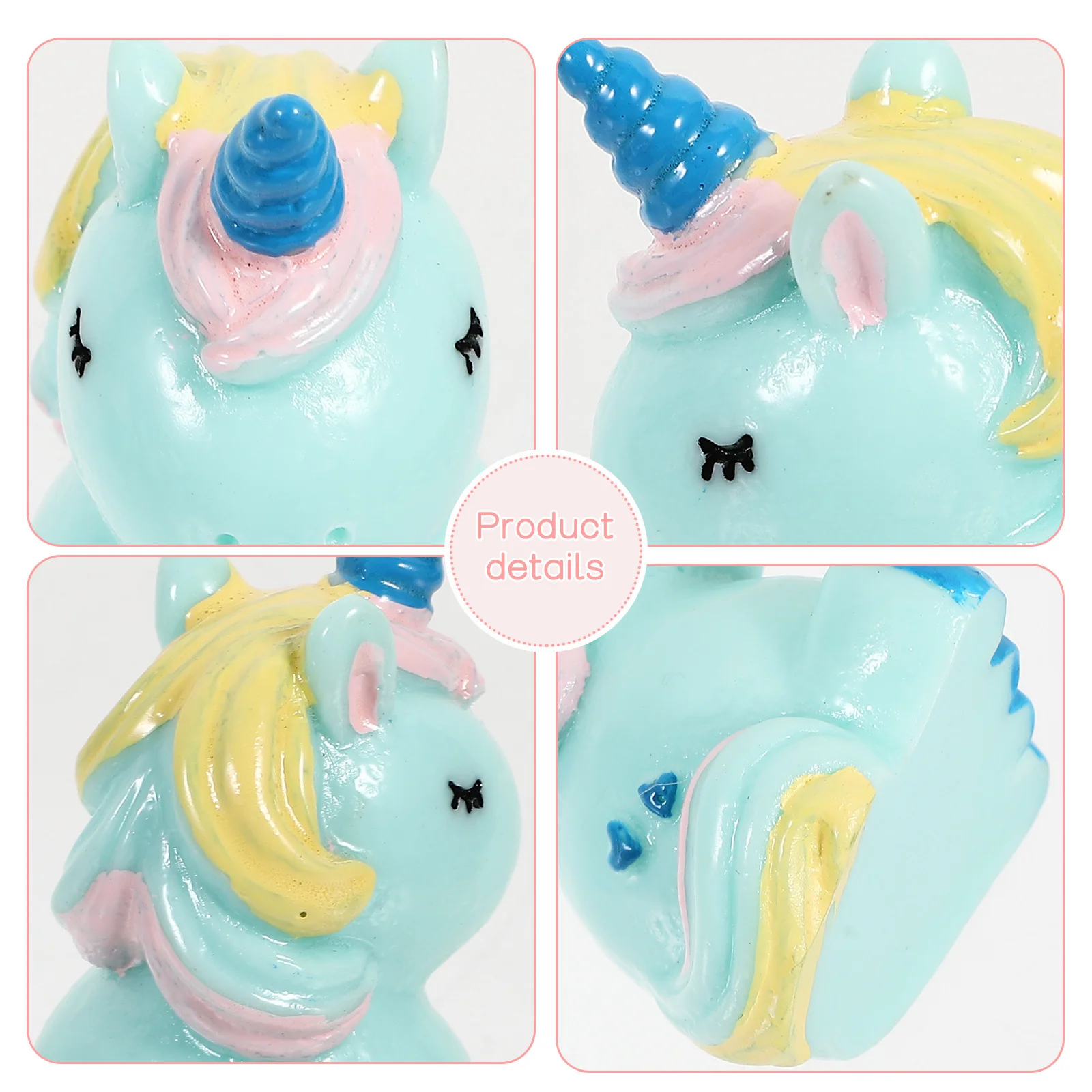 4Pcs Mini Resin Unicorn Ornaments Decorative Accessories for Garden Desktop Succulents Flower Pots Mini Unicorn Figures
4Pcs Mini Resin Unicorn Ornaments Decorative Accessories for Garden Desktop Succulents Flower Pots Mini Unicorn Figures