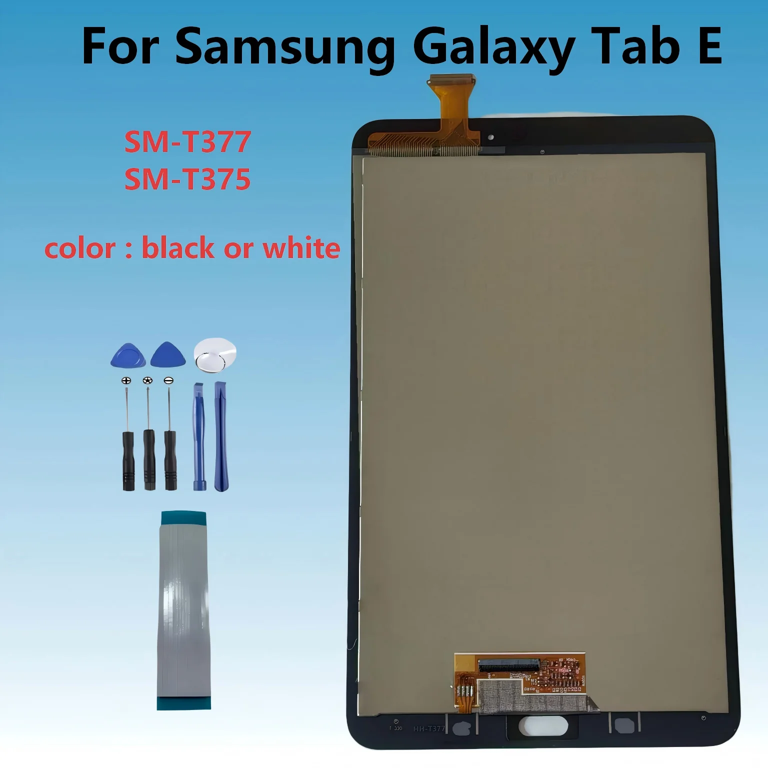 For Samsung Galaxy Tab E 8.0 SM-T377 SM-T375 T377 T375 LCD Display Touch Screen Digitizer Assembly Tools
For Samsung Galaxy Tab E 8.0 SM-T377 SM-T375 T377 T375 LCD Display Touch Screen Digitizer Assembly Tools