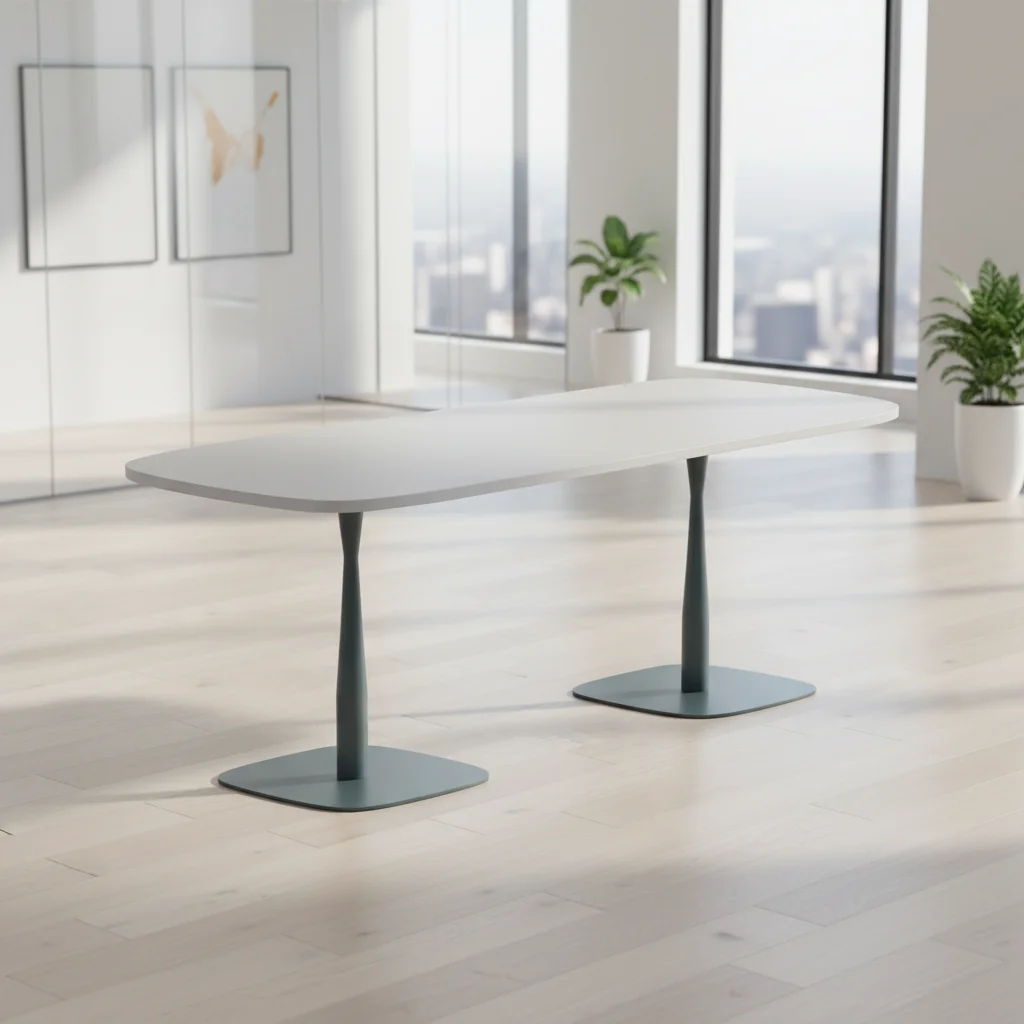 Functional Foldable Conference Table Wood Leg Base Boardroom Meeting Desk Professionals Modern Office Setup Business Furniture
Functional Foldable Conference Table Wood Leg Base Boardroom Meeting Desk Professionals Modern Office Setup Business Furniture