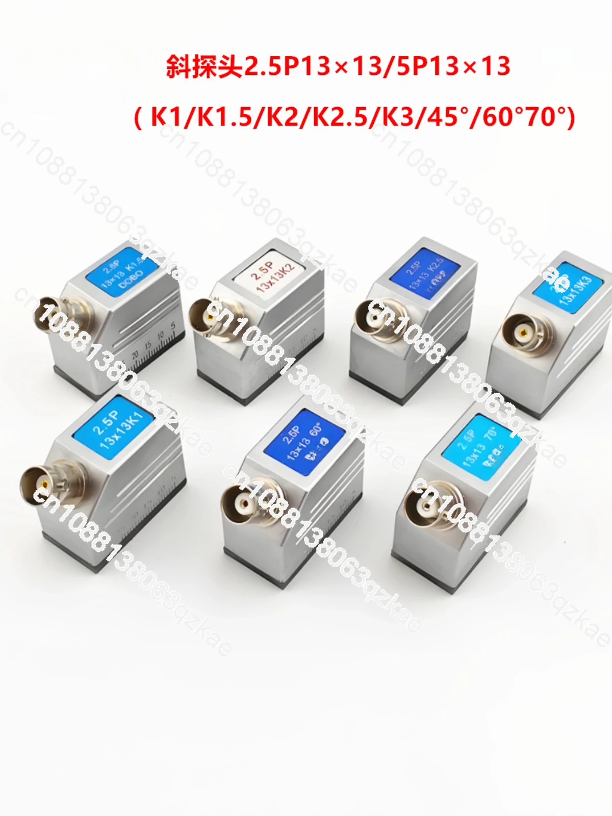 2.5P13X13K2 ultrasonic flaw detector oblique probe steel pipe weld steel structure UT transverse wave non-destructive testing
2.5P13X13K2 ultrasonic flaw detector oblique probe steel pipe weld steel structure UT transverse wave non-destructive testing