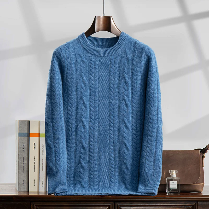 DjzDsm High Quality Cashmere Pullover For Men Autumn Winter Thick Warm Knit Solid Man Casual Business Thermal Cashmere Sweaters
DjzDsm High Quality Cashmere Pullover For Men Autumn Winter Thick Warm Knit Solid Man Casual Business Thermal Cashmere Sweaters