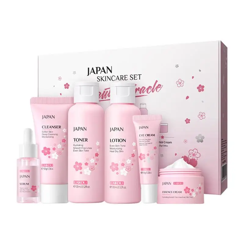 Japan Sakura Skin Care Set Facial Cleanser Face Cream Toner Eye Cream Essence Sakura Skincare kit skin care products full set
Japan Sakura Skin Care Set Facial Cleanser Face Cream Toner Eye Cream Essence Sakura Skincare kit skin care products full set