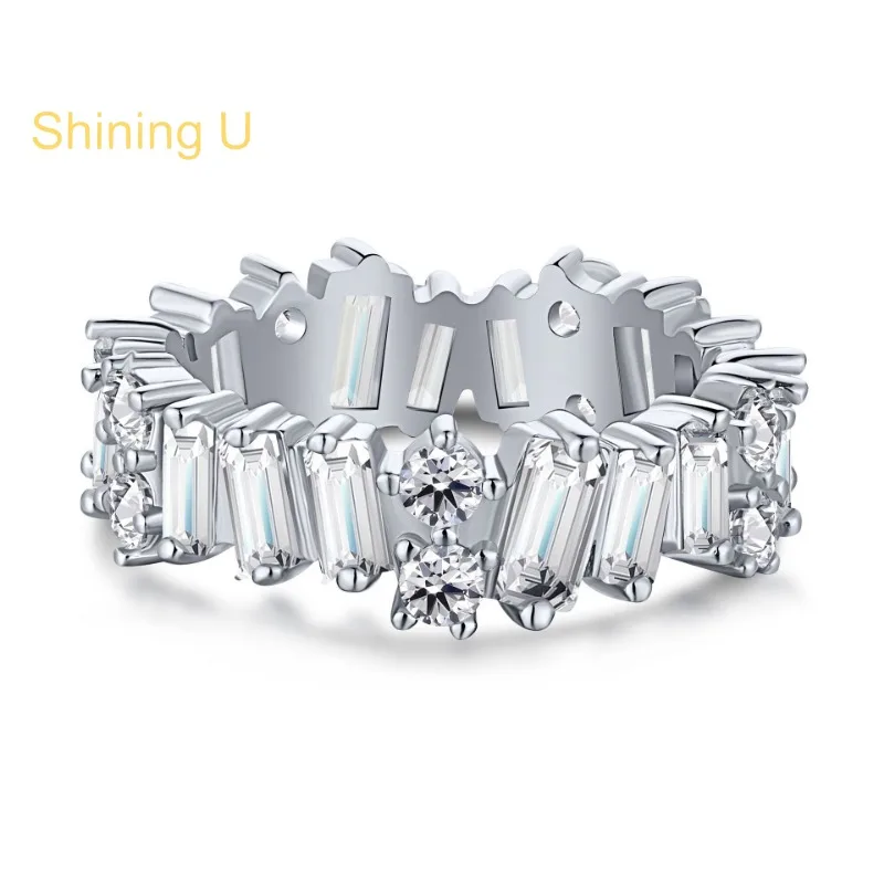 Shining U S25 Silver 5A Zircon Irregular Marquise Cut Ring for Women Platinum Plated Fine Jewelry Anniversary
Shining U S25 Silver 5A Zircon Irregular Marquise Cut Ring for Women Platinum Plated Fine Jewelry Anniversary