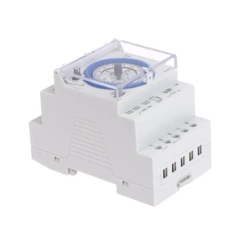 SUL181d Industrial Time Control Switch 110-230V Time Relay 24-Hour Time Control Switch Track Installation Mechanical Timer
SUL181d Industrial Time Control Switch 110-230V Time Relay 24-Hour Time Control Switch Track Installation Mechanical Timer