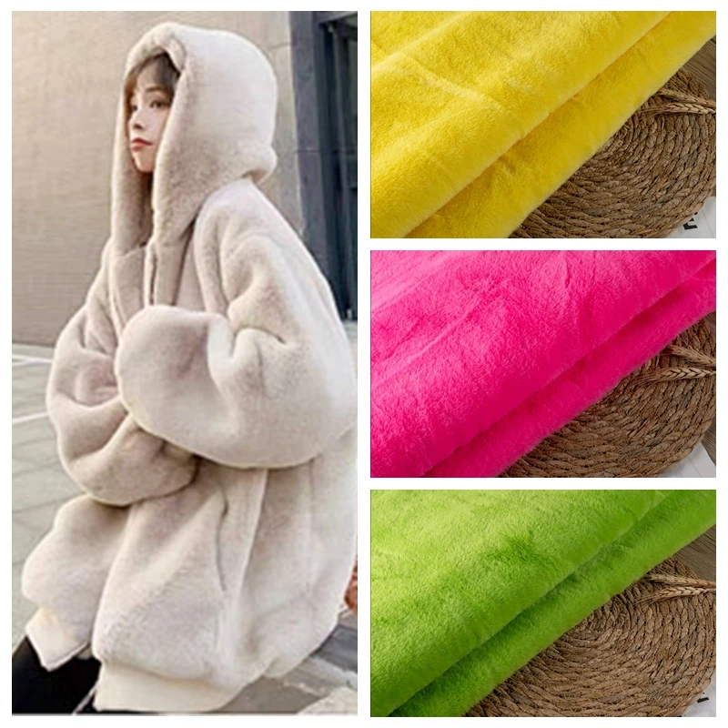 Soft Rex Rabbit Plush Fabric By Meters for Toy Clothes Blankets Coats Doll Sewing High Quality Imitation Fur Cloth Silky Yellow
Soft Rex Rabbit Plush Fabric By Meters for Toy Clothes Blankets Coats Doll Sewing High Quality Imitation Fur Cloth Silky Yellow