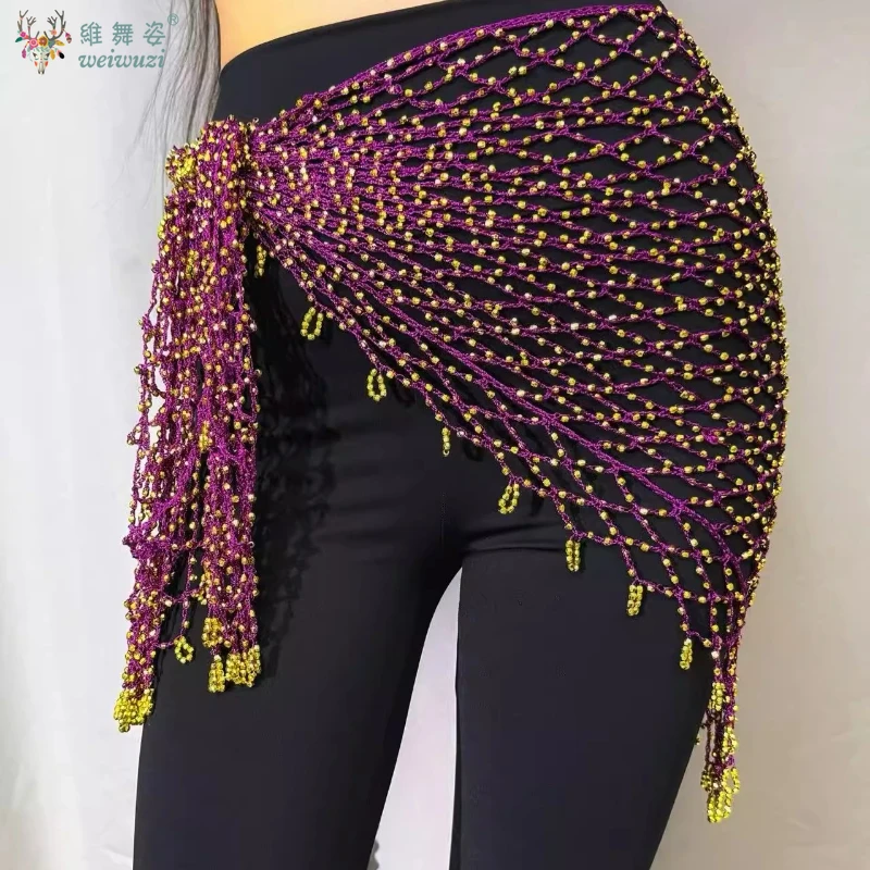 New Belly Dance Hip Scarf Sequin Fishing Net Triangle Scarf for Women's Oriental Waist Chain Hip Scarves Dance Accessories
New Belly Dance Hip Scarf Sequin Fishing Net Triangle Scarf for Women's Oriental Waist Chain Hip Scarves Dance Accessories