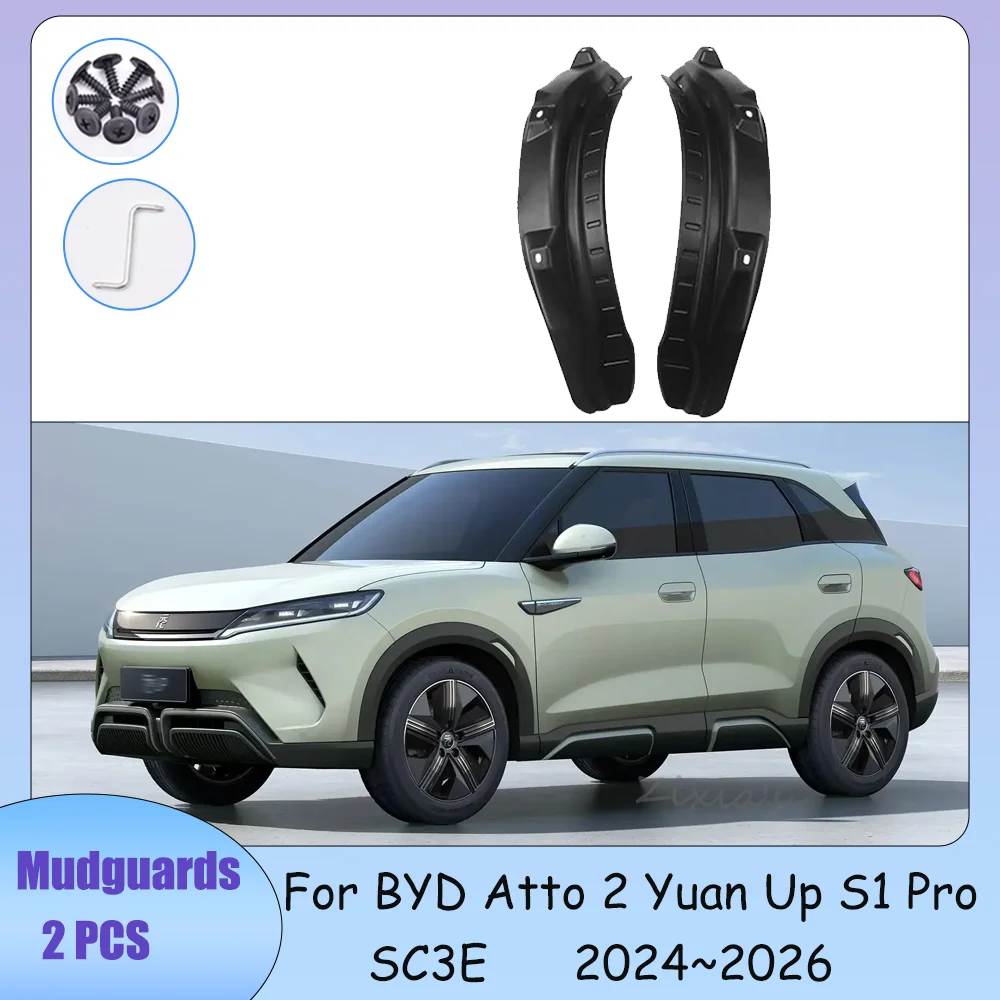 For BYD Atto 2 Yuan Up S1 Pro EV 2024~2026 2PCS Car Mudguard Liner Inner Side Splash Protect Rear Wheel Splash Parts Accessories
For BYD Atto 2 Yuan Up S1 Pro EV 2024~2026 2PCS Car Mudguard Liner Inner Side Splash Protect Rear Wheel Splash Parts Accessories