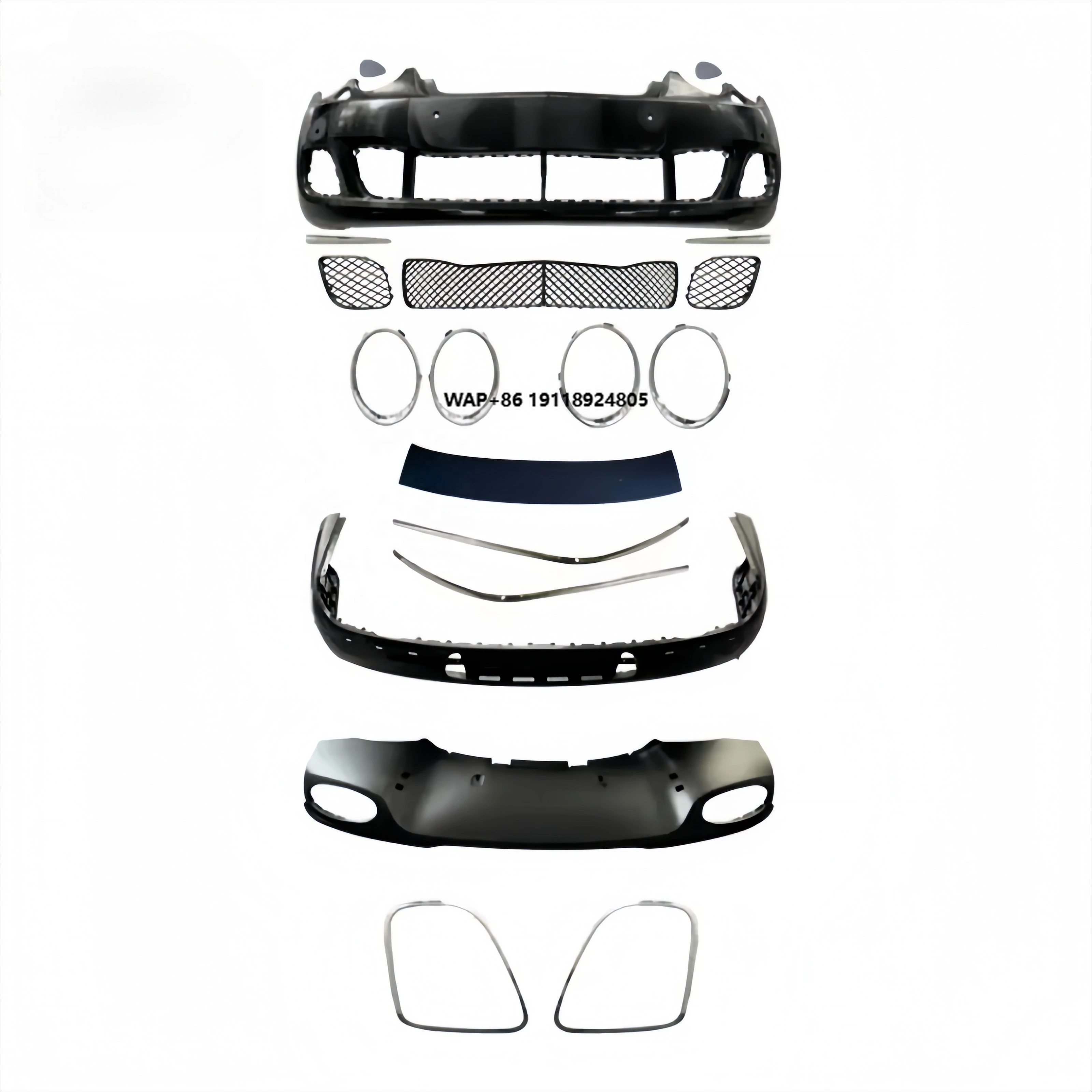 Front and Rear Bumper Kits for Flying Spur 2005-2013 OEM 3W5807217 3W5807417
Front and Rear Bumper Kits for Flying Spur 2005-2013 OEM 3W5807217 3W5807417