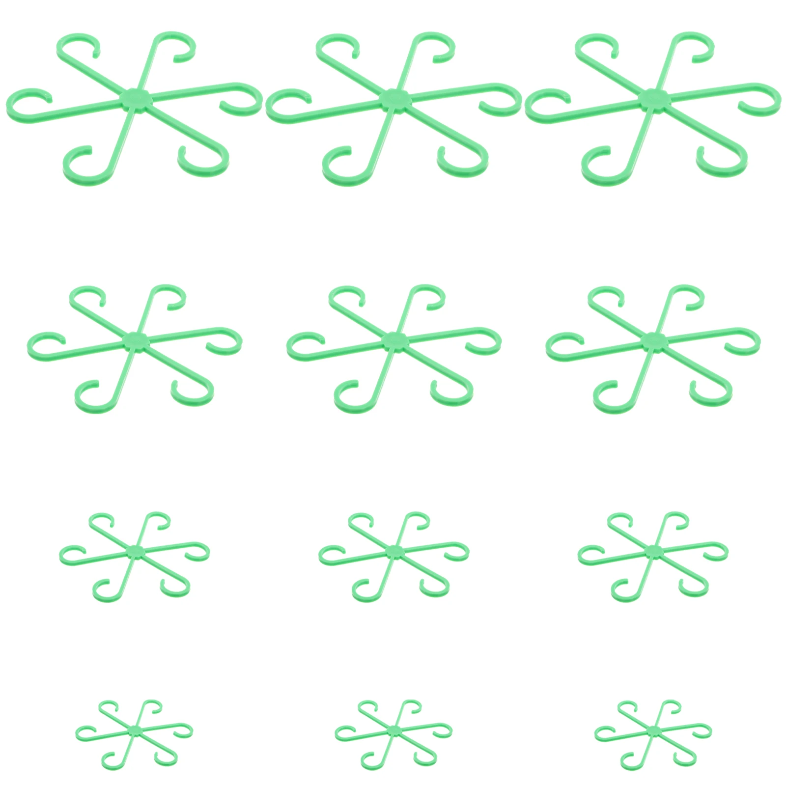 12pcs Climbing Support Clips Trellis For Climbing Plants Stakes for Flowers Vegetables Garden Tools ABS Stem
12pcs Climbing Support Clips Trellis For Climbing Plants Stakes for Flowers Vegetables Garden Tools ABS Stem