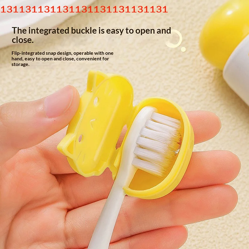 4pcs Cat Shape Travel Toothbrush Head Covers Toothbrush Protector Cap Case Protective Portable Plastic Clip For Household Travel
4pcs Cat Shape Travel Toothbrush Head Covers Toothbrush Protector Cap Case Protective Portable Plastic Clip For Household Travel