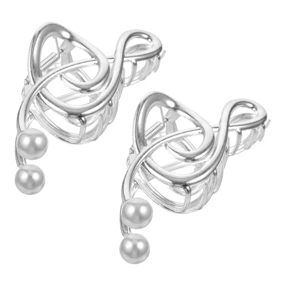 2Pcs Silver Music Note Music Note Hair Clip Claw Clips Large Shark Jaw for Thick Thin Hair Metal Hairpins Accessories
2Pcs Silver Music Note Music Note Hair Clip Claw Clips Large Shark Jaw for Thick Thin Hair Metal Hairpins Accessories