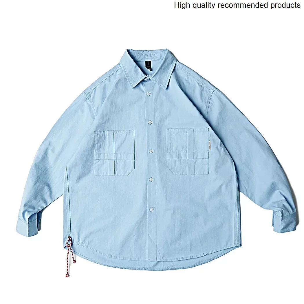 Teen Cityboy Outdoor Fashion Men Loose Casual Long Sleeve Cotton Cargo Shirts Male Japan Streetwear Oversize Shirts Blouses
Teen Cityboy Outdoor Fashion Men Loose Casual Long Sleeve Cotton Cargo Shirts Male Japan Streetwear Oversize Shirts Blouses