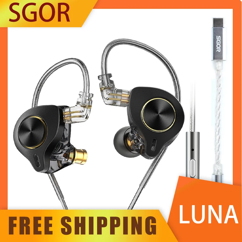 Проводные наушники SGOR Luna, Hi-Fi наушники-вкладыши с плоскостным драйвером 13,5 мм, с разъемом USB Type-C
Проводные наушники SGOR Luna, Hi-Fi наушники-вкладыши с плоскостным драйвером 13,5 мм, с разъемом USB Type-C