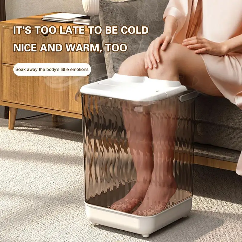 High Quality Large Size Massage Heating Foot Bath Household Fumigation Foot Bath Bucket Thicken Temperature Foot Spa Basin
High Quality Large Size Massage Heating Foot Bath Household Fumigation Foot Bath Bucket Thicken Temperature Foot Spa Basin