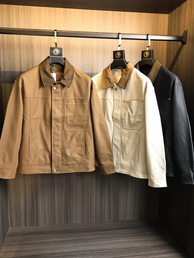 Retro Fashionable Casual Jacket for Men Spring Autumn Versatile Stylish Collared Loose Fit Polyester Long Sleeve Zipper Closure
Retro Fashionable Casual Jacket for Men Spring Autumn Versatile Stylish Collared Loose Fit Polyester Long Sleeve Zipper Closure